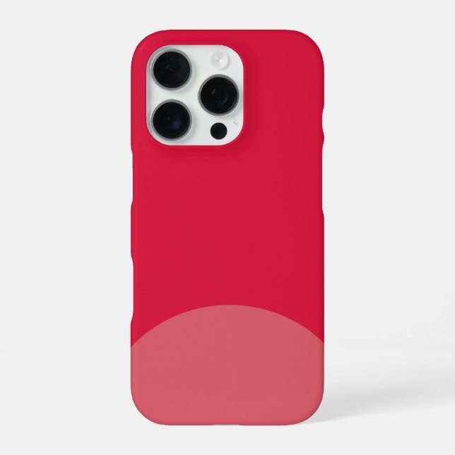 Personalisierte crimson iPhone-Hülle mit individue iPhone Hülle (Rückseite)