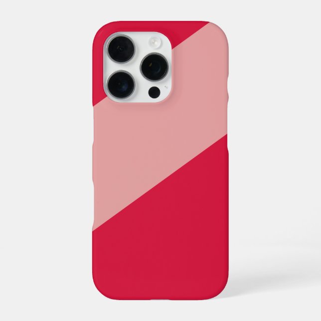 Personalisierte crimson iPhone-Hülle mit individue iPhone Hülle (Rückseite)