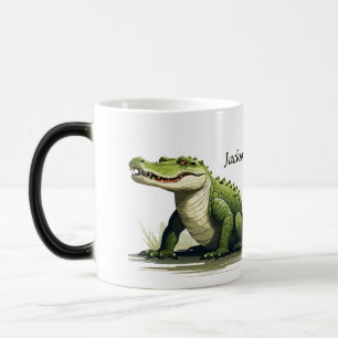 Personalisierte Crocodile-Tasse - Fett- und Wildde Verwandlungstasse