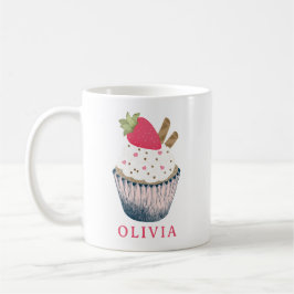 Personalisierte Cupcake Tasse - Niedliches Rosa Ge