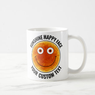 Personalisierte Custom Mug mit Sonnenschein-Happy- Kaffeetasse