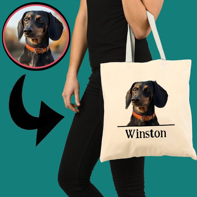 Personalisierte Dachshund-Tasche – Individuelles H Tragetasche (Von Creator hochgeladen)