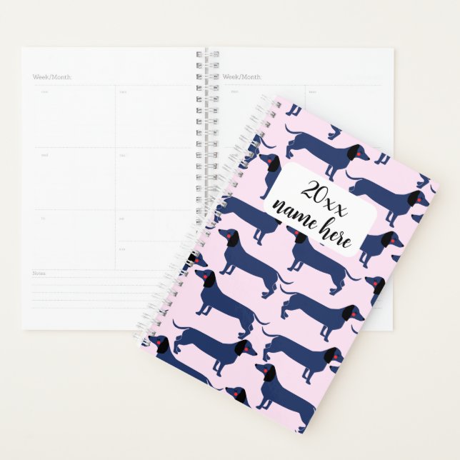 Personalisierte Dackel Dog Planner Planer (Anzeige)