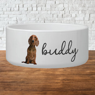 Personalisierte Dackel Hundefutter Napf