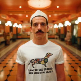 Personalisierte Dackel Wursthund, Dackel Papa T-Shirt