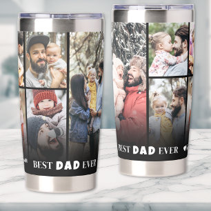 Personalisierte Dad-Foto-Collage Vater Thermobecher