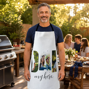 Personalisierte „DAD mein Held“ Schürze
