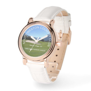 Personalisierte Damen-Golfuhr Liga-Mitgliedergesch Armbanduhr