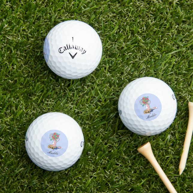 Personalisierte Damen im Golf- und Gartenbereich Golfball (Insitu Gras)