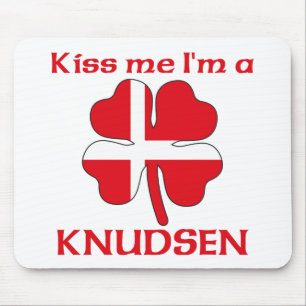 Personalisierte dänische küssen mich, den ich mousepad