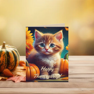 Personalisierte Dankbarkeit zu Thanksgiving | Oran Dankeskarte