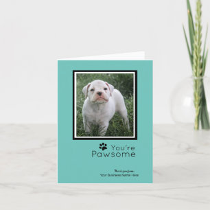 Personalisierte Dankeschön Karten - Niedlicher Box