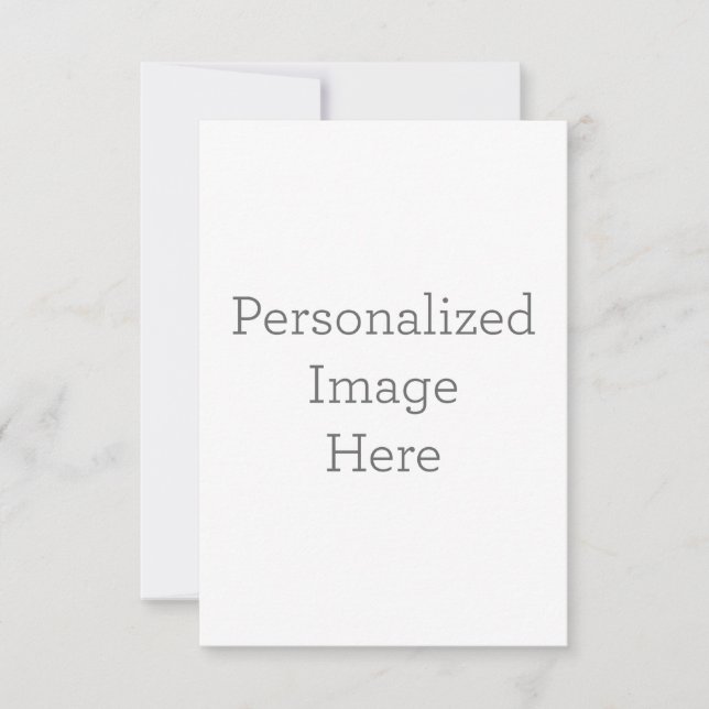 8.89 cm x 12.7 cm Flache Dankeskarte (Vorderseite)