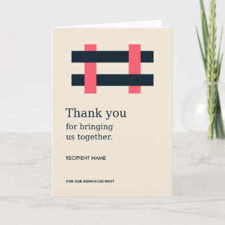 Personalisierte Dankeskarte für den Gastgeber des Karte