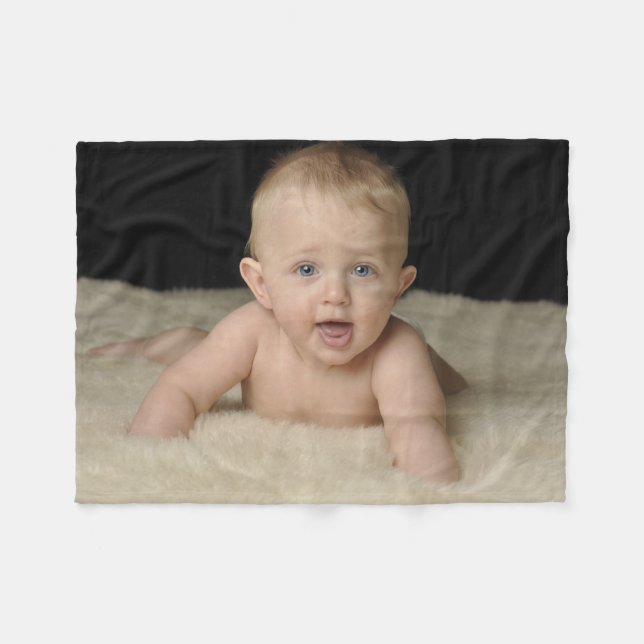Personalisierte Decke - ein Geschenk, das sie (Vorderseite (Horizontal))