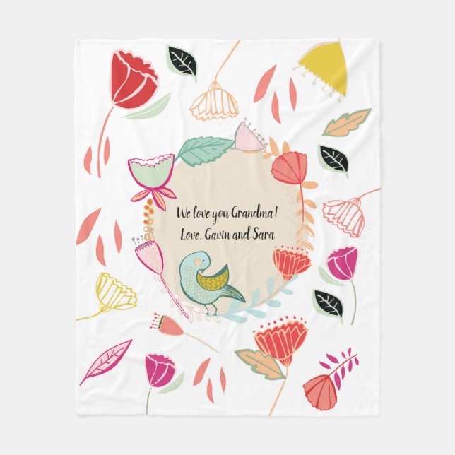Personalisierte Decke für Mama, Oma oder einen Fre (Vorderseite)