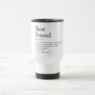 Personalisierte Definition Deines besten Freundes Reisebecher