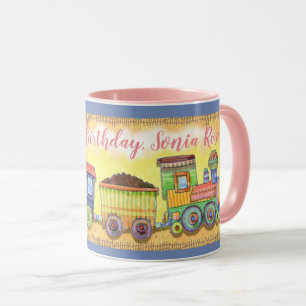 Personalisierte der Choo-Choo der Kinder Tasse