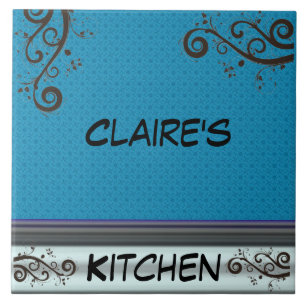 Personalisierte Designer-Küche Trivet Schablone Fliese