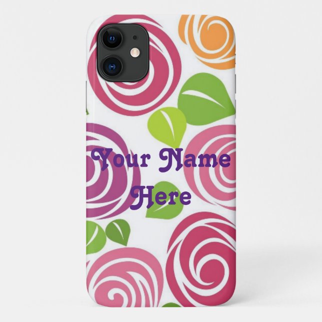Personalisierte Designs - Ihr Name hier Case-Mate iPhone Hülle (Rückseite)