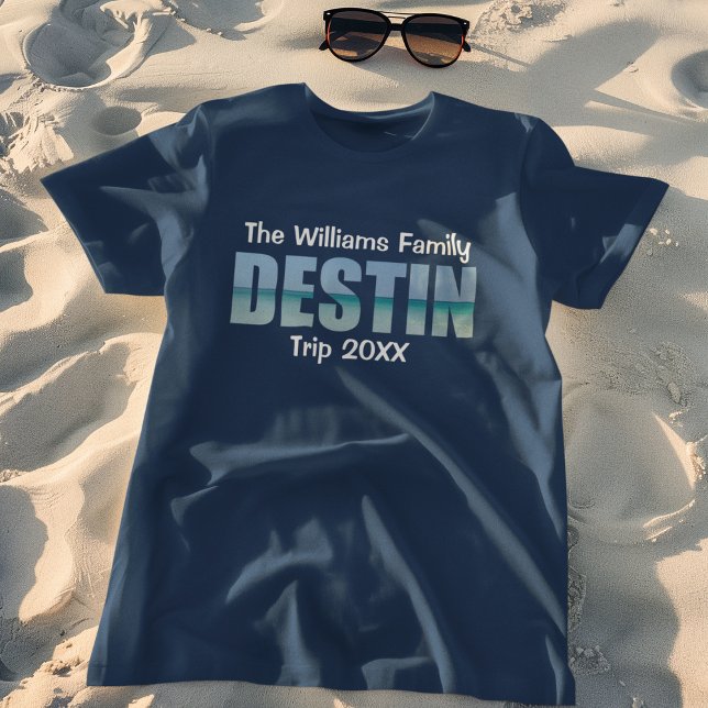 Personalisierte Destin Beach Trip Matching Family T-Shirt (Von Creator hochgeladen)