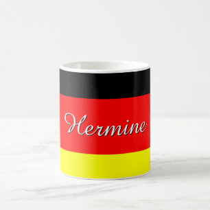 Personalisierte deutsche Flagge Kaffeetasse