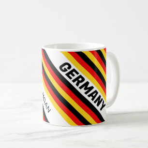 Personalisierte deutsche Flagge Kaffeetasse