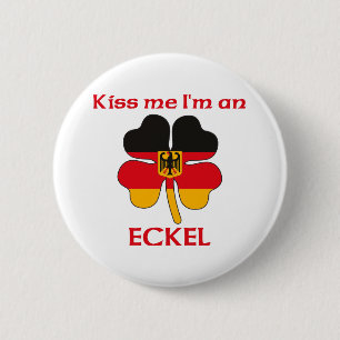 Personalisierte deutsche küssen mich, den ich button
