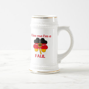 Personalisierte deutsche küssen mich, den ich Fau Bierglas