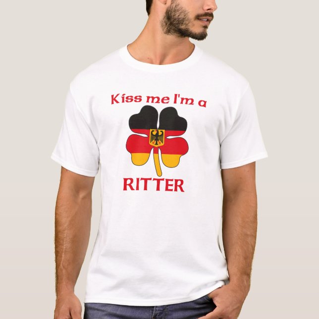 Personalisierte deutsche küssen mich, den ich T-Shirt (Vorderseite)