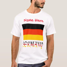 Personalisierte Deutschland-Flagge-Erbe Herren