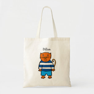 Personalisierte Dillon die Katze Tragetasche