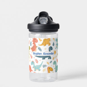 Personalisierte Dinosaurier-Kid Trinkflasche