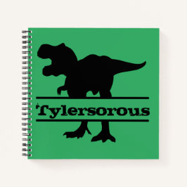 Personalisierte Dinosaurier Kinder Name Notebook Notizbuch
