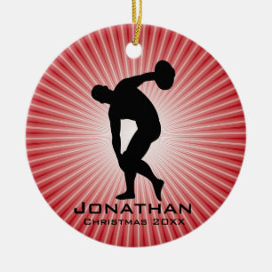 Personalisierte Discus Thrower Ornament