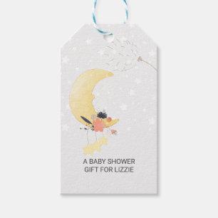 Personalisierte Display-Dusche Mond und Sterne Geschenkanhänger