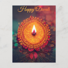 Personalisierte Diwali Postkarte