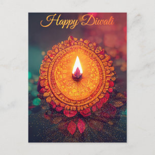 Personalisierte Diwali Postkarte