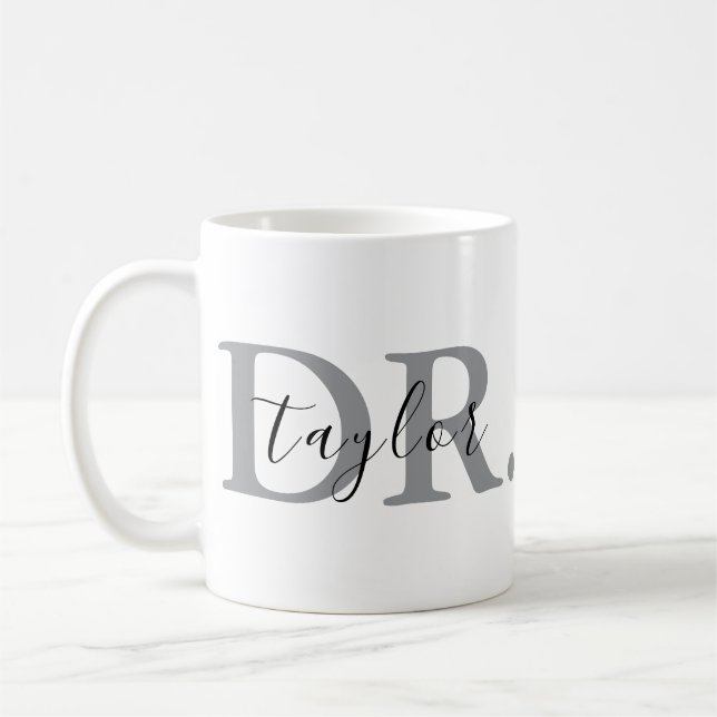 Personalisierte Doctor Coffee Tasse (Links)