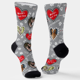 Personalisierte Dog Foto Socken Benutzerdefinier