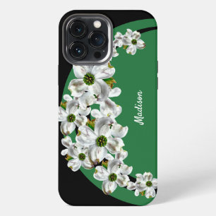 Personalisierte Dogwood-Blüten-iPhone-Hülle iPhone 13 Pro Max Hülle