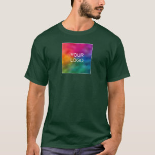 Personalisierte doppelseitige, tiefwaldgrüne Gewoh T-Shirt