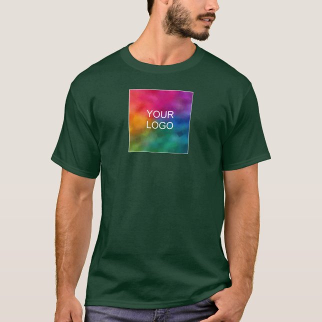 Personalisierte doppelseitige, tiefwaldgrüne Gewoh T-Shirt (Vorderseite)