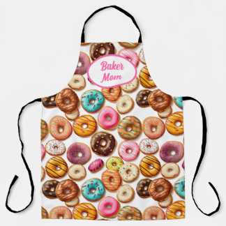 Personalisierte Doughnut Baker-Mama Schürze