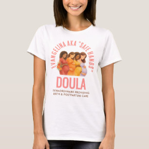 Personalisierte Doula-Benutzerdefinierte Geburts-N T-Shirt