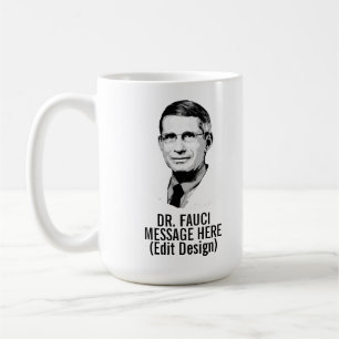 Personalisierte DR FAUCI Kaffeetasse