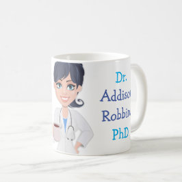 Personalisierte Dr. (Ihr Name) & (Bester Dr. je) Kaffeetasse