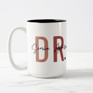 Personalisierte DR-Tasse, Zweifarbige Tasse