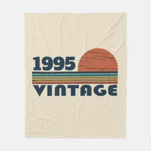 Personalisierte dreißig Vintage 30. Geburtstagsfei Fleecedecke
