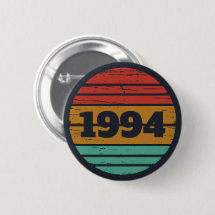 Personalisierte Dreißiger Vintage 30. Geburtstagsf Button